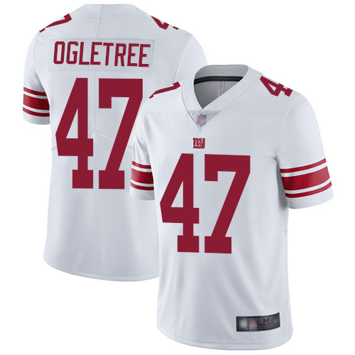 Men New York Giants #47 Alec Ogletree White Vapor Untouchable Limited Player Football NFL Jersey->new york giants->NFL Jersey